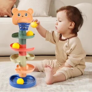 Baby educational rolling ball toy