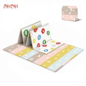 177*64cm Baby Play Mat Foldable Waterproof Carpet Double-Sided