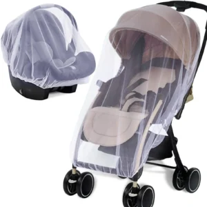 Universal Breathable Mesh Bug Protection For Baby Strollers & Bassinet