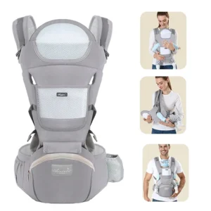 Ergonomic Kangaroo Baby Wrap Front, Hip & backpack Sling Travel