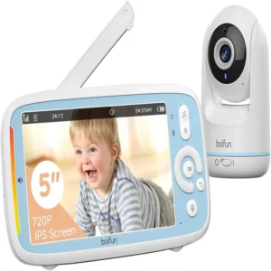 BOIFUN Baby Camera Monitor, 5-inch 720P Night Vision