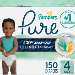 Baby Diapers 150 Count 100% Leakproof Hypoallergenic