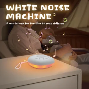 1PC Portable Sleeping White Noise Machine with 20 Sounds 3 Memory Night Light